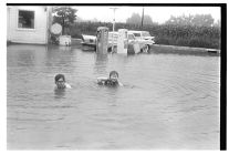 Children in flood